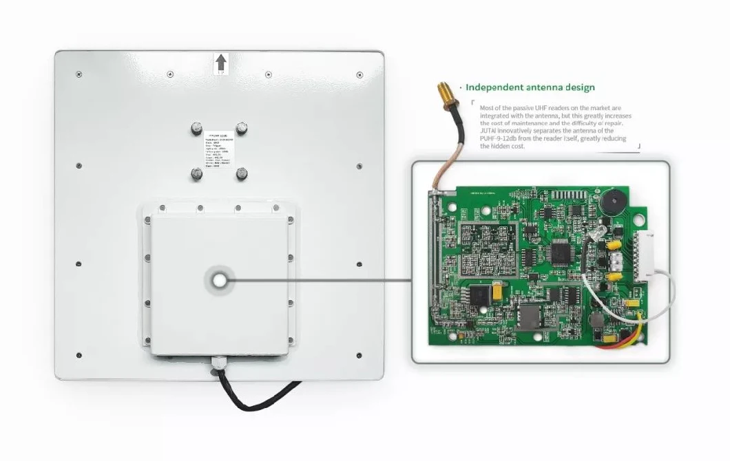 Long Distance 902-928MHz UHF RFID 125kHz RFID Card Reader with Metal Case Waterproof 0-15m to Read UHF RFID Reader