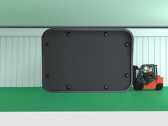 24.150 GHZ Sensor Pintu Industri / Detektor Gerak Radar Mikrowave Dengan Dua Relay