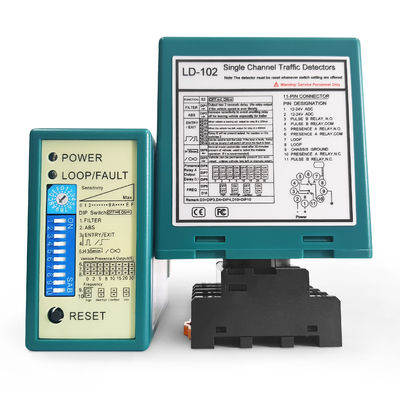 Beli 12-24 VADC Compact Inductive Loop Detector Fast Response Untuk Kontrol Akses Kendaraan pembuatan online