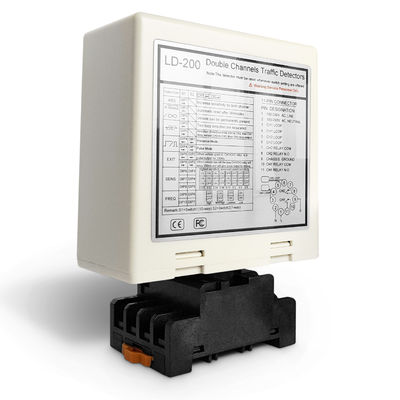 Beli White Dual Channel Loop Detector 10MS - 90MS Induktif Loop Detector pembuatan online