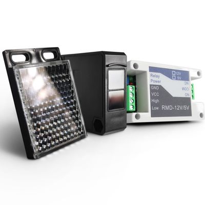 Beli Sensor Keamanan Reflektif Gerbang Otomatis Detektor Fotolistrik Perlindungan Hubung Singkat & Balik pembuatan online