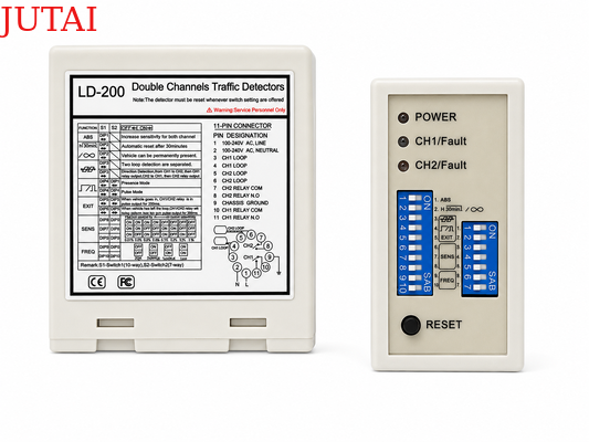 Beli Vehicle Loop Detector for Industrial Gate Control with Dual Channel Detection and Relay Output pembuatan online