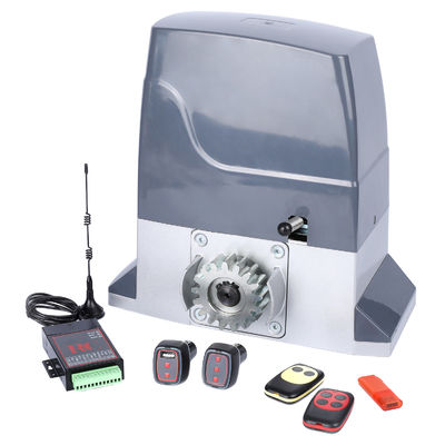 Grey Remote Control Sliding Gate Motor Operasi Cepat SDM-18