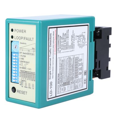 Detektor Loop Integrasi Mudah untuk Smart Cities RoHS Compliant Paket Ukuran 136 * 86 * 52 mm Jangkauan berputar sendiri 20-2000uh