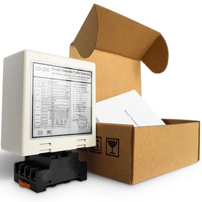 Dual Channel Loop Detector dengan Sensitivitas Otomatis Boost ASB Direction Detection Sensitivitas Tinggi Berat Bruto 300 g