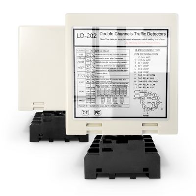 Relay Output Presence Relay Dual Channel Detector for AGV Safety Collision Prevention Real-Time LED Diagnostics Robust